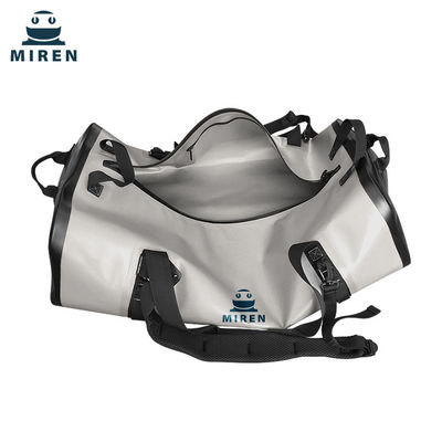 کیسه خشک ضد آب Duffel Bag 70 لیتری مواد TPU رنگ خاکستری روشن