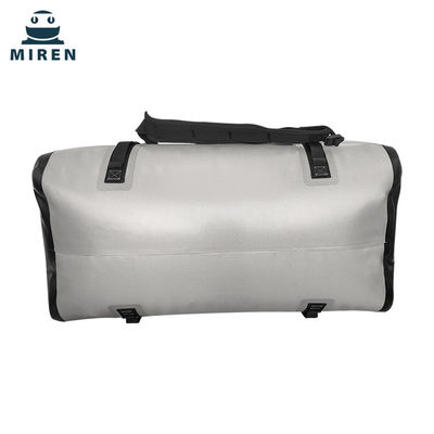 کیسه خشک ضد آب Duffel Bag 70 لیتری مواد TPU رنگ خاکستری روشن